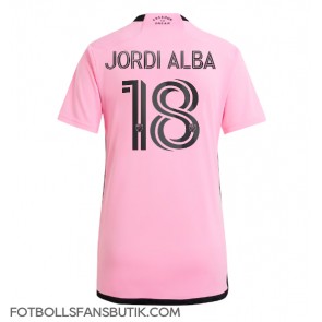 Inter Miami Jordi Alba #18 Replika Hemmatröja Damer 2024-25 Kortärmad
